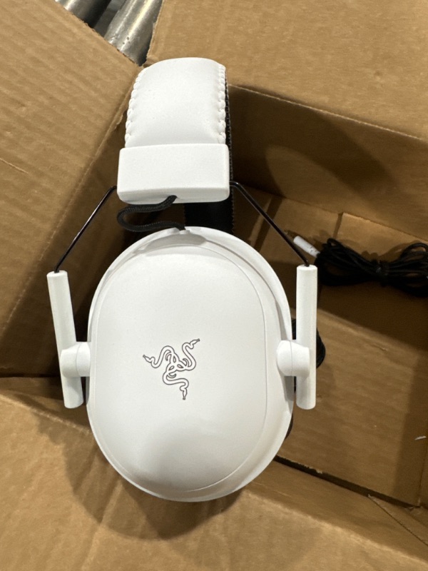 Photo 3 of Razer BlackShark V2 Pro Wireless Gaming Headset: THX 7.1 Spatial Surround Sound - 50mm Drivers - Detachable Mic - for PC, PS5, PS4, Switch, White