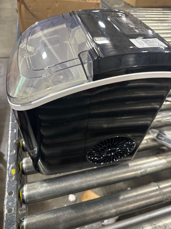 Photo 1 of EASYERA Nugget Ice Maker Countertop, Pellet Crushed Chewble Ice Cubes, 33LBS/24H, Compact Self-Cleaning Machine with Ice Bags for Home, Kitchen, RV, Camping