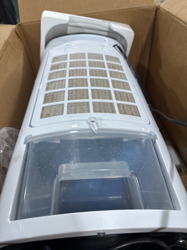 Photo 3 of Cozzyben Air Conditioner Portable No Window Ventless Ac Unit Ductless Evaporative Swamp Cooler Ice Fan 12H Timer 4 Ice Pack Removable Water Tank for Room Bedroom Indoor