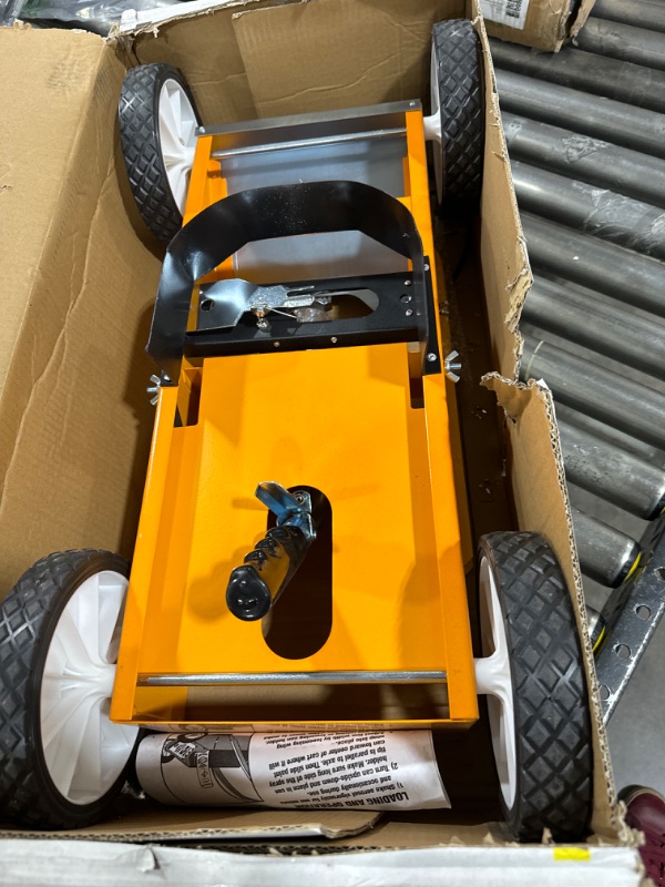 Photo 1 of Rust-Oleum 2395000 High-Performance Striping Line Marking Machine, 9" x 27.5", Yellow