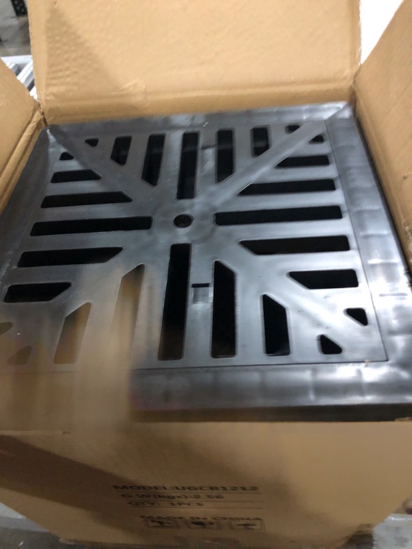 Photo 2 of 12"×12" Catch Basin Drainage Kit with Strainer Fit with 4 Different Size Pipes, Catch Basin for Drainage Adapter