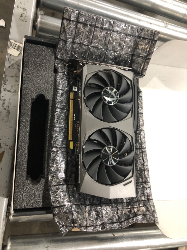 Photo 2 of ZOTAC GeForce RTX 3060 Twin Edge OC 12GB GDDR6 192-bit 15 Gbps PCIE 4.0 Gaming Graphics Card, IceStorm 2.0 Cooling, Active Fan Control, Freeze Fan Stop ZT-A30600H-10M