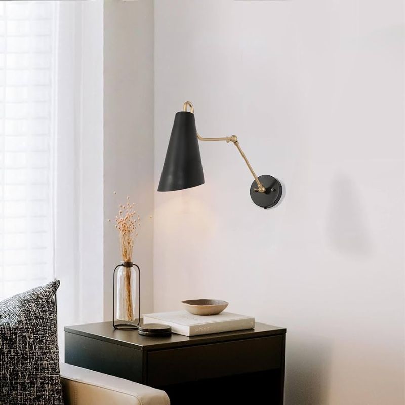 Photo 1 of Black Wall Mount Lamp 