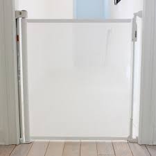 Photo 1 of Retractable White Baby Gate