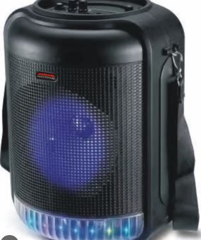 Photo 1 of MAX POWER CH8801 PULSE 8 - 8" Woofer portable speaker with mic, remote & shoulder strap
