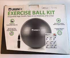 Photo 1 of  Exercise Ball Kit Grey Ball w/Hand Pump,Valve,Plugs,Plug Remover