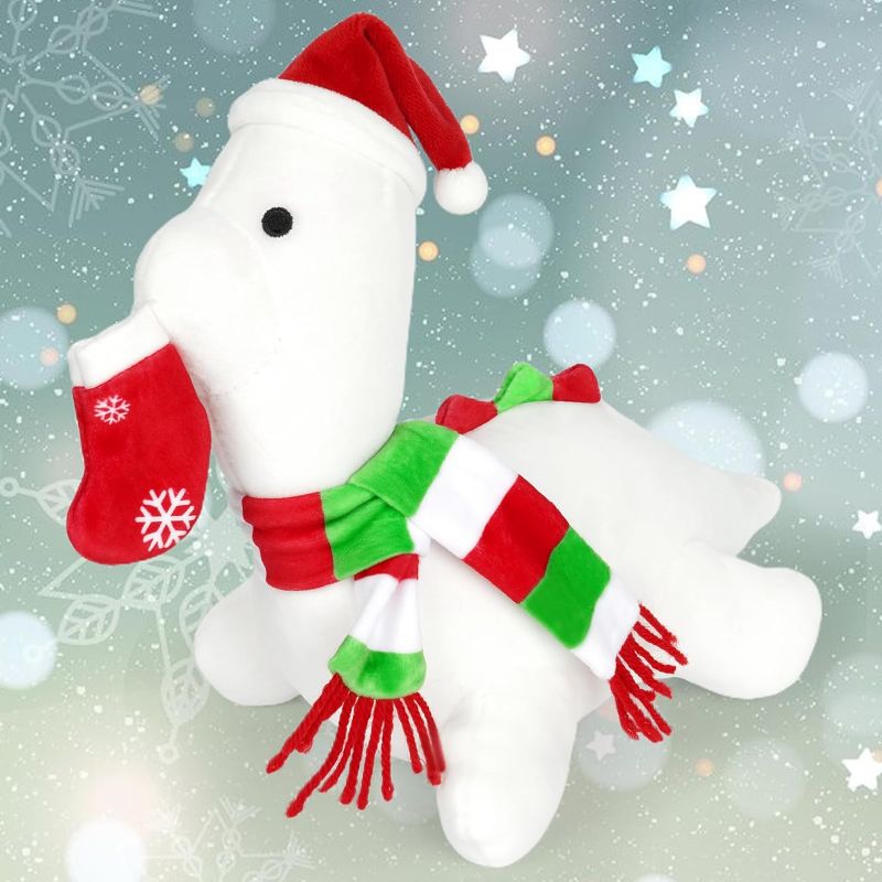 Photo 1 of Christmas Stuffed Animal Plush Toy, Cute Christmas Plushies Dinosaur Stuffed Animal Toys, for Boys Girls Kawaii Christmas Decor