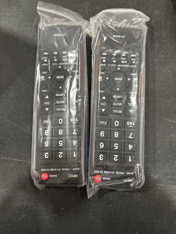 Photo 2 of ?Pack of 2? Universal Remote Control for Toshiba TVs Replacement All Toshiba LCD LED 3D HDTV 4K UHD Smart TV Remotes