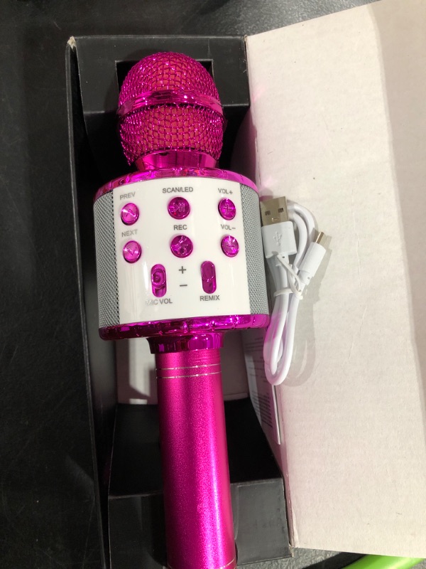 Photo 2 of 4 Year Old Girl Birthday Gifts,Girl Toys Microphone for Kids,Girls Toys Age 6-8,Gifts for 5 Year Old Girls,7 Year Old Girl Birthday Gifts,9 10 Year Old Girl Birthday Gifts for Teenage Girls 01-Pink