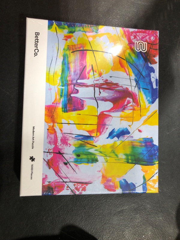 Photo 1 of Better Co. - Modern Art Puzzle 1000 Pieces - Challenge Yourself with Difficult Abstract Paint Puzzles for Adults, and Teens