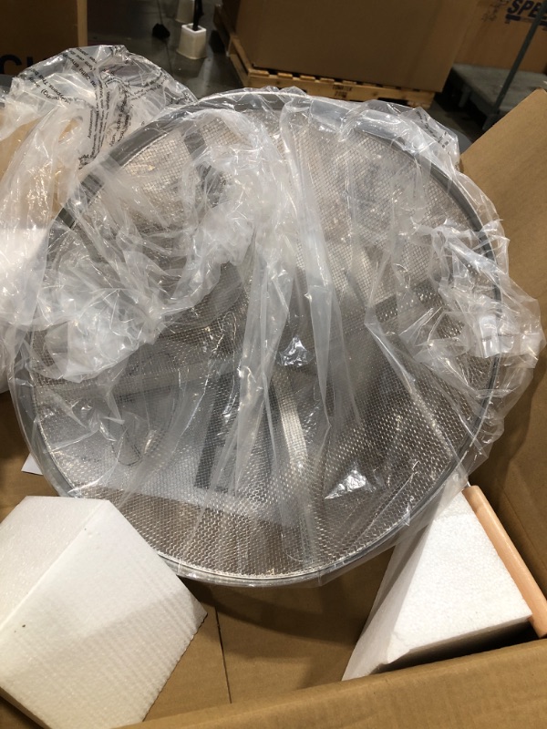 View 3 of Fire Pit Spark Cover Compatible with The Solo Stove Bonfire Size Fire Pit - Easy to Lift Stainless Steel Fire Pit Spark Shield with Guild Stick Included (Stainless Steel 304)