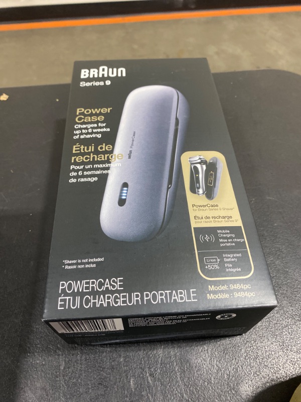 Photo 2 of Braun Powercase for Electric Razors for Men, Compatible with Braun Series 9 Pro, Series 9 and Series 8 Electric Shavers, Portable Shaver Case, Charges
