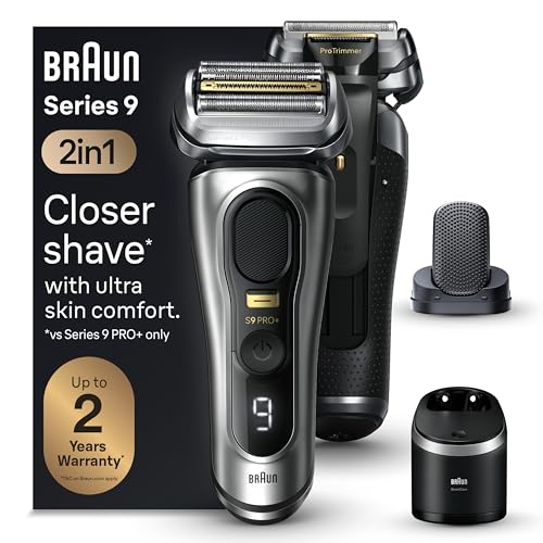 Photo 1 of Braun Series 9 PRO+ Electric Razor for Men, 5 Pro Shaving Elements and Shave-Preparing ProComfort Head for Closeness & Skin Comfort, 6in1 SmartCare Ce
