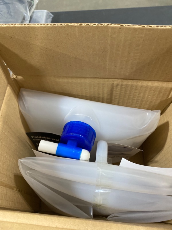 Photo 1 of Camping Collapsible Water Container 2.6 Gallon BPA Free, Emergency Water Storage Containers with Spigot, Foldable Portable Water Storage Jug for Outdoor Cross Country Hurricane (2 Pack)