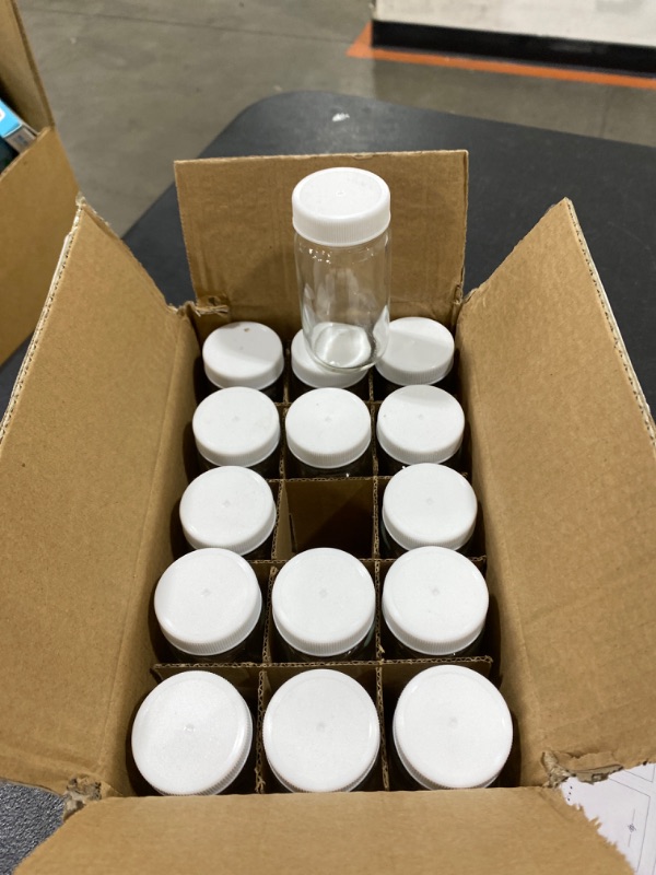 Photo 1 of 15 PACK 2 OZ GLASS SHOT BOTTLES WITH LID