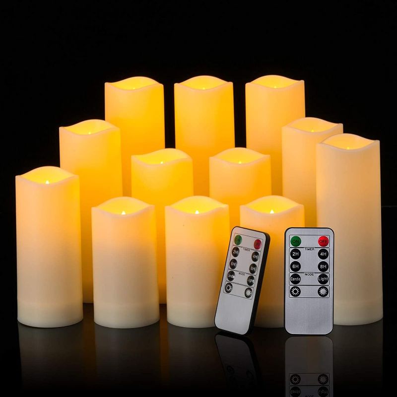 Photo 1 of 12pcs of Flameless Candles with Remote