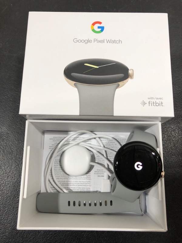 Photo 1 of Google Pixel Watch - Android Smartwatch with Fitbit Activity Tracking - Heart Rate Tracking