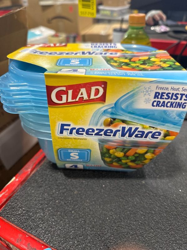 Photo 2 of Glad FreezerWare Small Food Storage Containers