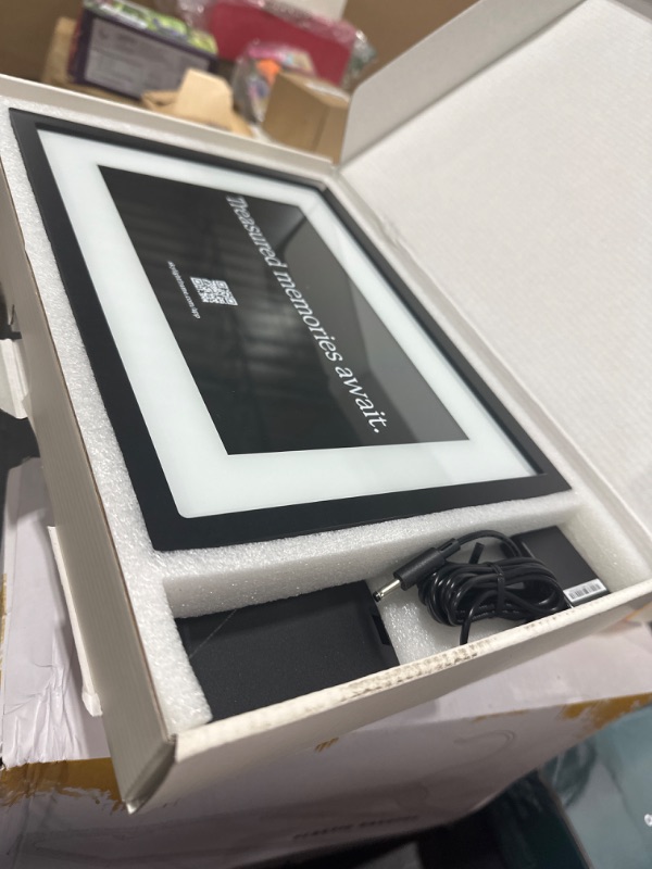 Photo 2 of Skylight Frame: 10 inch WiFi Digital Picture Frame, Email Photos from Anywhere, Touch Screen Display, Effortless One Minute Setup - Gift for Friends and Family 10" Frame