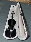 Photo 1 of  Cecilio Violin For Beginners, Kids & Adults w/Hard Case, 4/4 - Black
