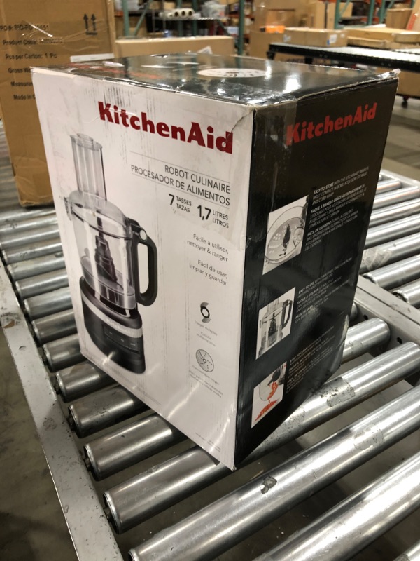 Photo 1 of KitchenAid KFP0718BM Food Processor, 7 cup, Matte Black Matte Black 7 Cup Food Processor Processor