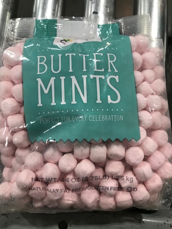 Photo 2 of Party Sweets Pink Buttermints, 2.75 Pound, Appx. 350 pieces from Hospitality Mints
BEST BY: 01/31/2024