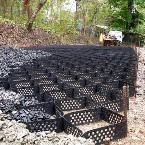 Photo 1 of BaseCore Geocell Ground Grid Stabilizer | Perfect Gravel Grid for Patios, Sheds, Slopes, Driveways and Parking | 3" Tall | 9.4 x 24 ft | 225 sq feet
