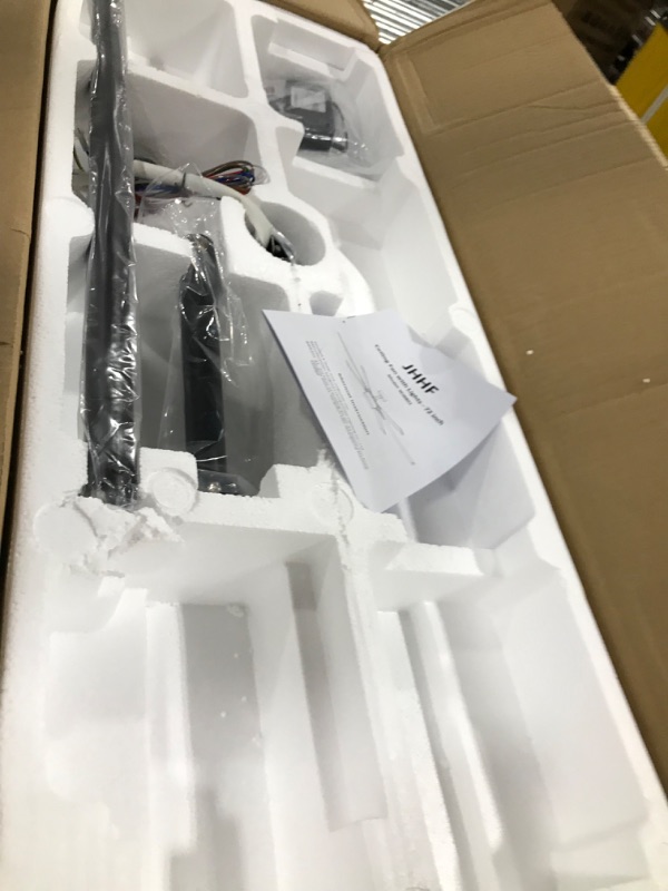 Photo 1 of JHHF Ceiling Fan with Lights, 72” Black Large Ceiling fan with Remote and Wall Switch, Quiet Reversible DC Motor, 6 Blades, 3 light Colors Modern Industrial Ceiling fan for Indoor and Covered Outdoor 72 inch (6 blades)