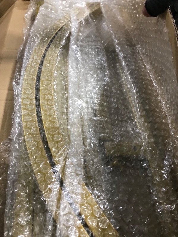 Photo 1 of DECORSWITH Gold Arch Backdrop Stand,Metal Arch Backdrop,5.9ft Wedding Arches for Ceremony,Arch Stand for Wedding Table Birthday Party Bridal Archway Baby Shower Floral Balloon Garden Arch Decoration Gold(6ft Hight)