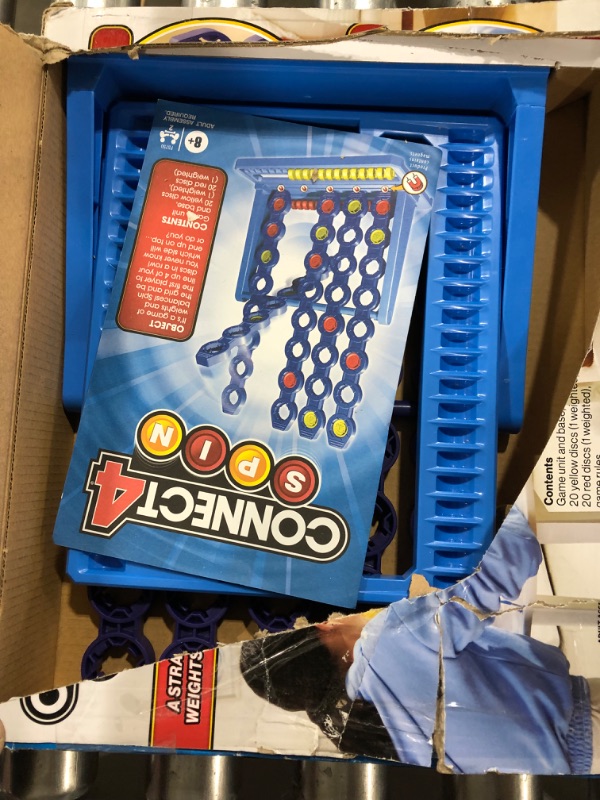 Photo 2 of Connect 4 Spin Game, Features Spinning Connect 4 Grid, 2 Player Board Games for Family and Kids, Strategy , Ages 8 and Up