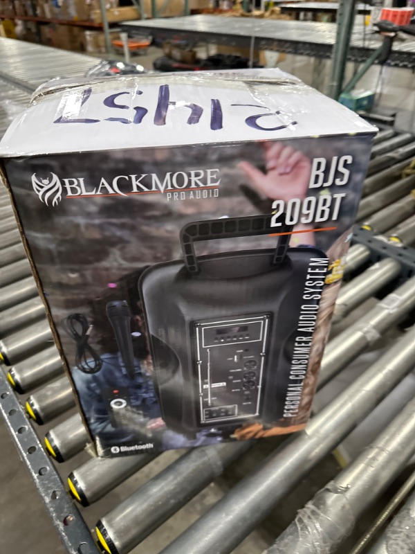 Photo 4 of Blackmore Pro Audio PA System, Black (BJS-209BT)
