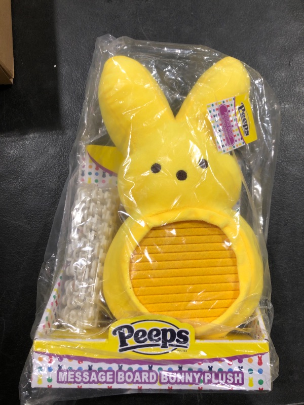 Photo 2 of Animal Adventure 11.5" PEEPS Bunny Message Board Yellow