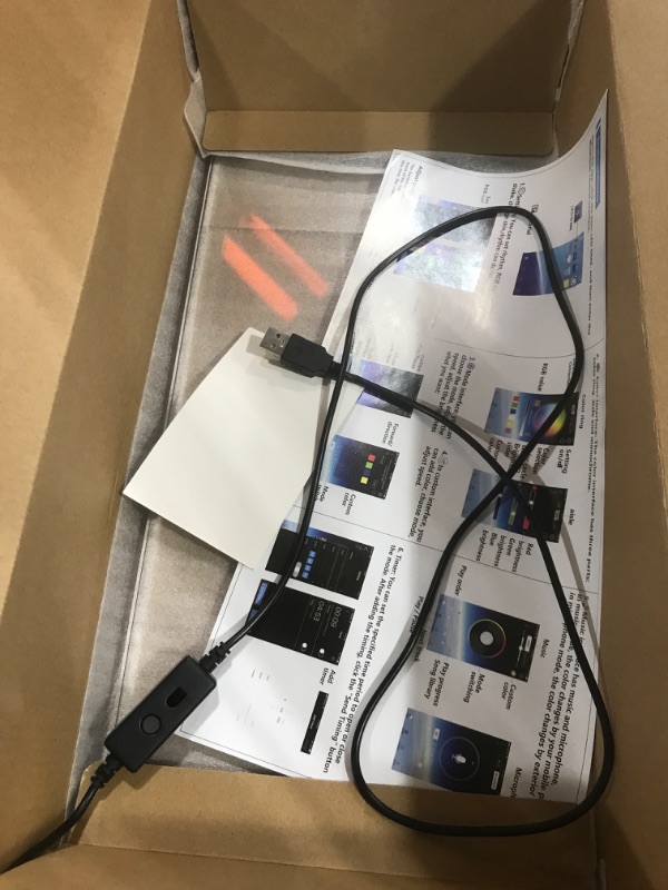 Photo 1 of Acrylic Computer Monitor Stand Riser - Gaming Monitor Stand With LED Strip Light, Desk Shelf For Monitor, Clear Monitor Stand For Home Office, Laptop Stand With Storage, Desktop Décor, Clear