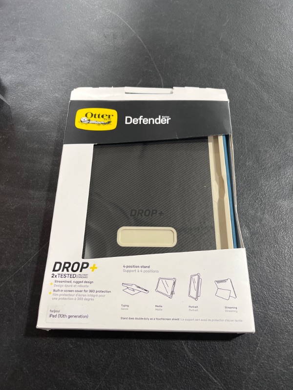 Photo 1 of OtterBox Defender Series Case for iPad 10th Gen (ONLY) - BAHA Beach (Blue) Defender Series Blue
