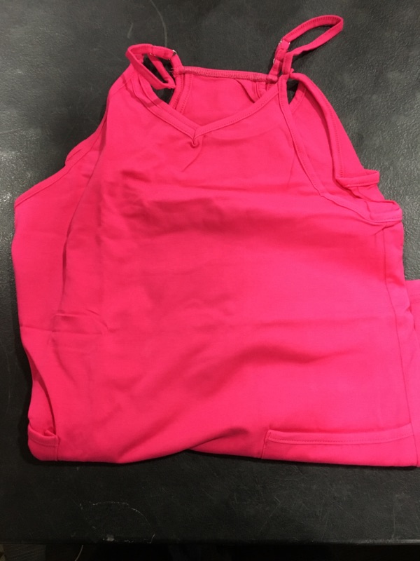 Photo 1 of GIRLS DARK PINK TENNIS DRESS W SHORTS SIZE M 