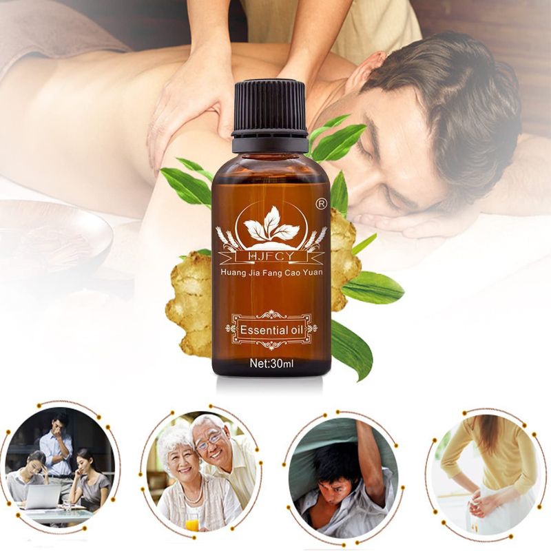 Photo 1 of 
Roll over image to zoom in
Ginger Massage Oil,100% Pure Natural Lymphatic Drainage Ginger Oil,SPA Massage Oils,Repelling Cold Promote Blood Circulation Relieve Muscle Soreness and Relaxing Active Oil 30ml