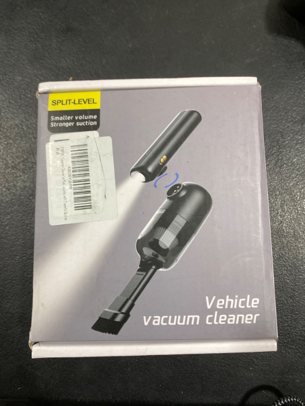 Photo 2 of KIKIMO Car Vacuum Cleaner for Tesla with LED,Rechargeable Mini Car Vacuum for Vehicle, Foldable Vacuum Cleaner for Model S/3/X/Y, Handheld Vacuum Cleaner