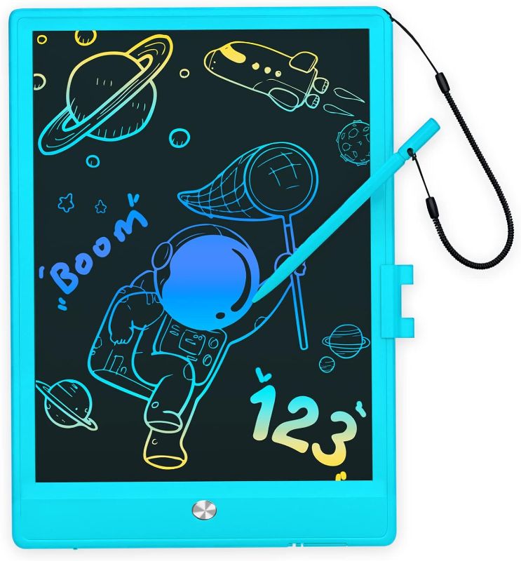 Photo 1 of Grebean LCD Writing Tablet,10 Inch Toddler Doodle Board Colorful Drawing Pad,Erasable Writing Board for Kids,Educational and Learning Toy Gifts for 3 4 5 6 Years Old Boy and Girls(Light Blue)