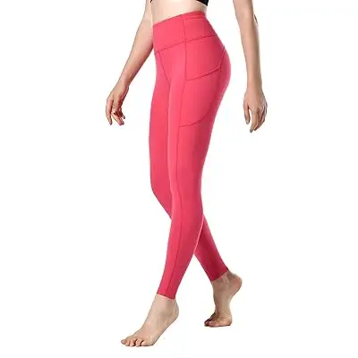 Photo 1 of [Size M] Houmous Women's 4 Out Pockets Buttery Soft High Waisted Full-Length Yoga Pants