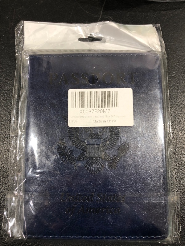 Photo 2 of 2 Pack of Passport Books- Dark Blue and Teal