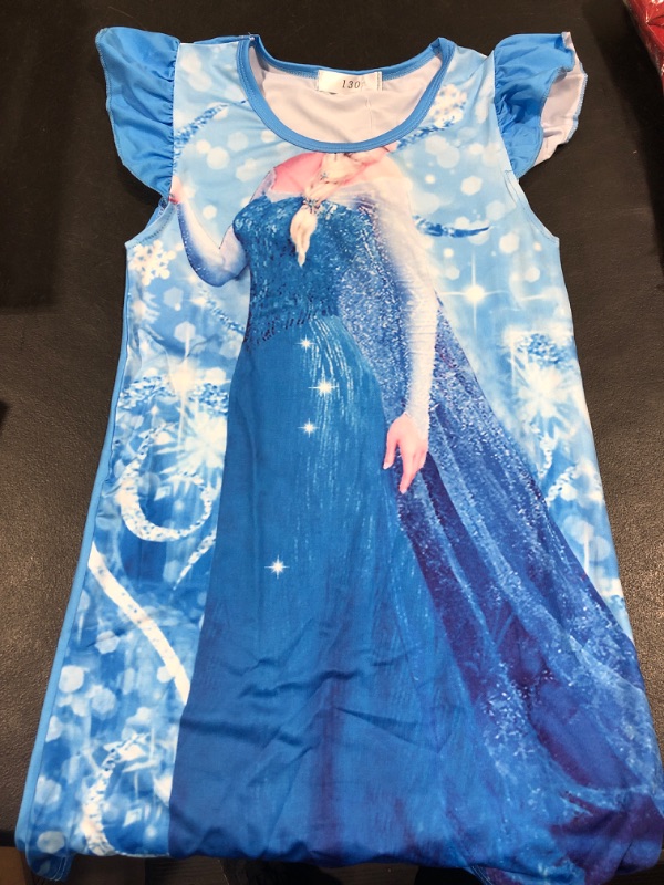 Photo 1 of [Size 5-6] XXTWYY Little Girls Princess Cartoon Print Casual Dress Girl Princess Costume(5-6 Years,Style 29)