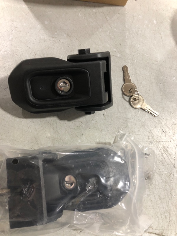 Photo 2 of 1 Pair Hood Locking Catch Latch Kit with 2 Keys For Unknown Vehicle Jeep??