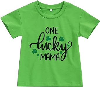 Photo 1 of (L) St. Patrick's Day Tees Toddler Baby Boys Girls T-Shirt Lucky Shamrock Long Sleeve ST. Patrick's Day Tops