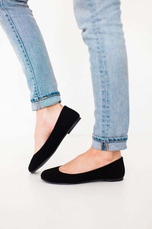 Photo 1 of (6) Soda Shoes Comfortable Women Ballet Casual Flat Round Toe Memory Gel Insole Memory Foam Loafers Kreme-S
