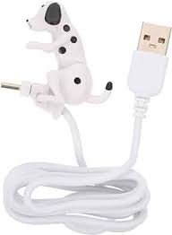 Photo 1 of  Puppy Data Cable Humping Dog Charger Type-c Data Cords Data Cables c USB Cable USB c Charging Cable Phone Charging Cable Type-c Device Data Line Plastic Product White Portable