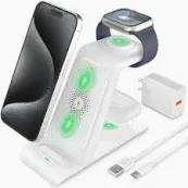 Photo 1 of 3-in-1 Wireless Charging Station RoHS
