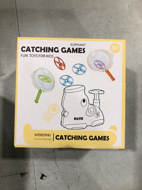 Photo 2 of Kids Games, Boy Toys for 3 4 5 6 Year Old - Elephant Catching Game - Flying Discs Launcher Toy - Cool Birthday Gifts Ideas for Boys Girls Toys Ages 5-7 3-5 Board Game Toddlers Stocking Stuffers