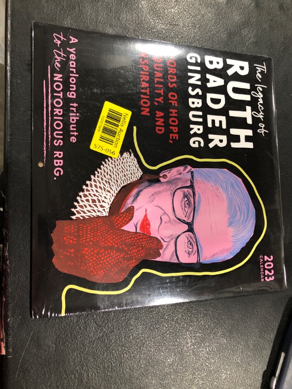 Photo 2 of 2023 The Legacy of Ruth Bader Ginsburg Wall Calendar: Her Words of Hope, Equality and Inspiration ? A yearlong tribute to the notorious RBG (12-Month Art Calendar)