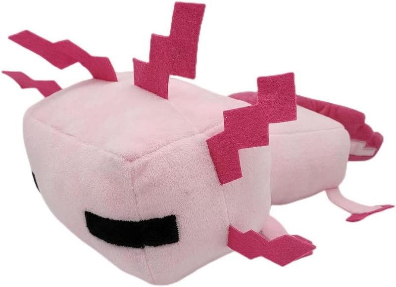 Photo 1 of 2022 New Craft Plush, 12" Axolotl Plushies Toy for Game Fans Gift, Soft Stuffed Animal Doll for Kids and Adults, Great Birthday Christmas Choice for Boys
