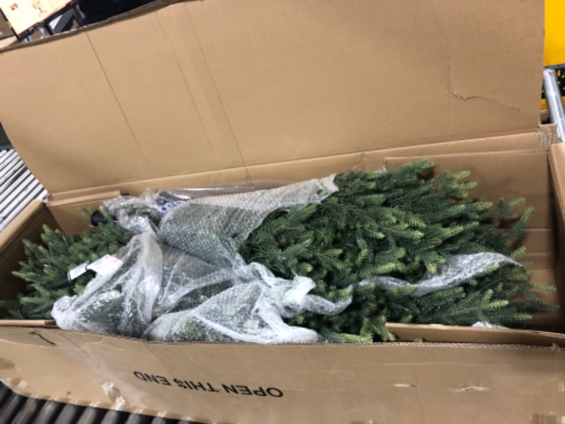 Photo 1 of 7½ ft. Pre-Lit Fraser Fir Artificial Christmas Tree with 600 UL-Listed Clear Lights